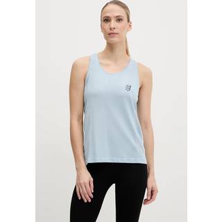 Compressport Women's Performance Singlet Løbeshirt Damer størrelse S farve turkis