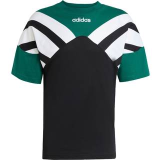 Archive Cutline T-shirt - Black / Collegiate Green - S