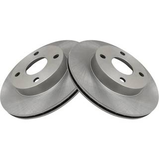 TRQ Front Brake Rotors Set Ventede kompatible med 1990-1993 Mazda Miata