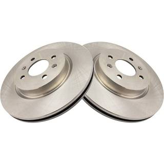 TRQ Front Brake Rotors Set Vent Compatible med 2018-2022 Hyundai Accent 2012-2023 Kia Rio