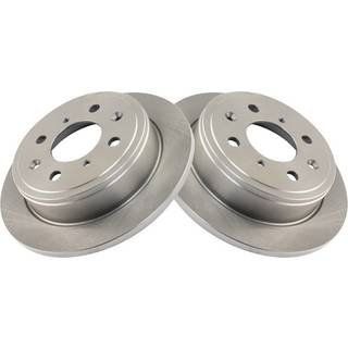 TRQ bageste bremseotorer sæt solid kompatible med 1990-1994 Acura Integra 1990-1991 Honda CRX