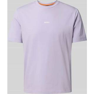 BOSS TChup Logo T Shirt Purple