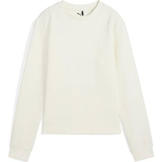Women&#39;s Puma CLOUDSPUN Boulder Crew, White, Size L, Clothing - Warm White - L