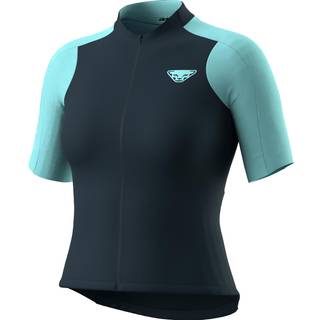 Dynafit Women's Ride Light S/S Full Zip Jersey Cykeljersey Damer størrelse M farve blå