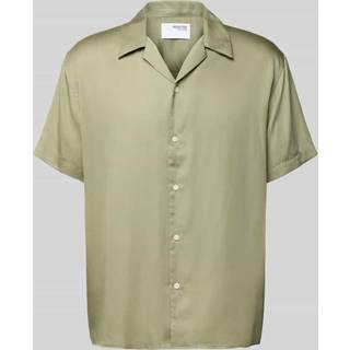 Selected Charlie Satin SS Relaxed Fit Resort Shirt Vetiver