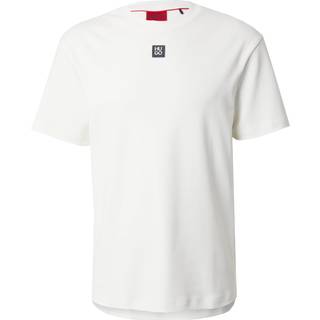 HUGO Dalile Stacked Logo T Shirt Natural White