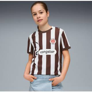 PUMA FC St. Pauli 25/26 Home Jersey Youth, Clothing, Espresso Brown/White, 7-8Y