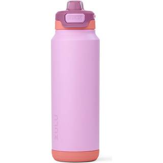 Zulu Powerfill Pro 32oz Rustfrit stål Vandflaske med hurtigt fyld låg Triple Walled Vacuum Isoleret metal lækage Bevis Låst låg Sip og chug genan