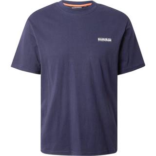 Napapijri S-Small Box S/S T-shirt Herrer størrelse XXL farve blå