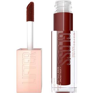 Maybelline Lifter Gloss Hydrating Honey'd Lip Gloss med Hyaluronsyra Hög glans för plumper Look Lips Maple 1 Count