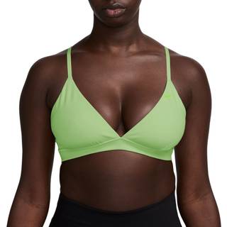 Nike Form Triangle-sports-bh uden indlæg og med stropper og let støtte til kvinder - gul - XS