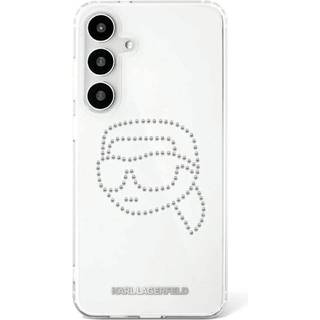 Karl Lagerfeld Rhinestone-etui Samsung Galaxy S25 - Klar