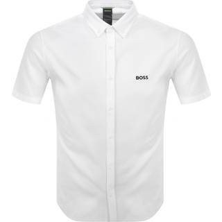 Regular fit skjorte i dynamisk bomuldsjersey