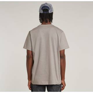 Stairs Graphic Loose T-Shirt - Grey - Men