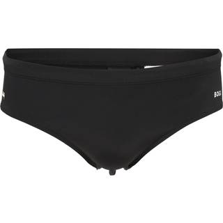 BOSS Black Herren Badehose schwarz unifarben