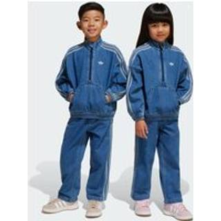 Denim Kids sæt - Medium Blue Denim - 122