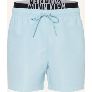 Double Waistband Swim Shorts - Intense Power - Blue - M