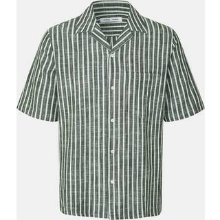 Samsøe Samsøe Oscar Striped Short Sleeve Shirt Climbing Ivy