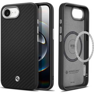 Spigen Enzo Aramid MagSafe - Matte Black - iPhone 16e