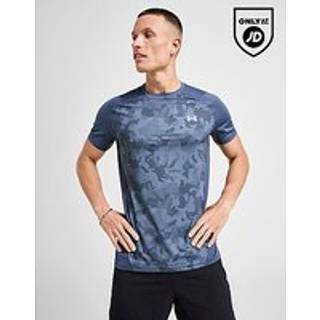 Under Armour HeatGear Camo T-Shirt, Navy - M