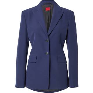 Blazer med regular fit i materiale med stræk