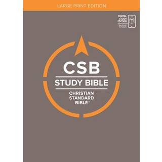 Csb Study Bible, Large Print, Digital Study Edition, Hardcover