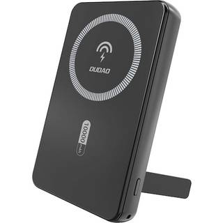 Dudao Powerbank K14S+ 10000mAh 20W USB-A / USB-C / MagSafe with stand - black Powerbank - Sort - 10000 mAh