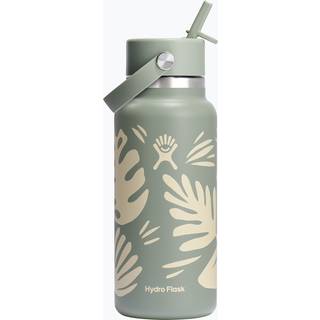 Hydro Flask 946ml Wide Flex Straw Cap Botanical Bliss Agave, 0.946 L