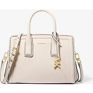 MK Laila Small Leather Satchel - Natural - Michael Kors - ONE SIZE