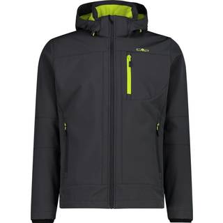 CMP Jacket Zip Hood Softshell Softshelljakke Herrer størrelse 58 farve grå/sort