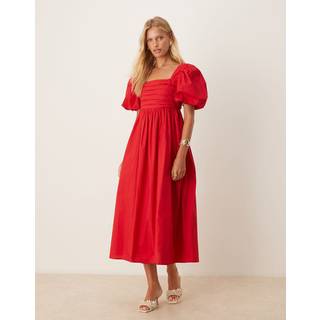 Nobody's Child Nobodys Child "Nova Pufærme Smock Midi Kjole" - 12