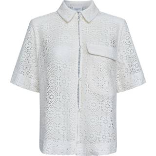 SisterS Point - Elsia-sh.ss - Bluser og skjorter til kvinder - Cream - S