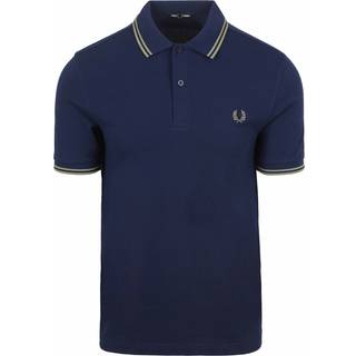 Fred Perry Twin Tipped Polo T Shirt Navy