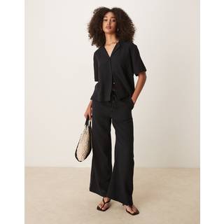Gina Tricot-Gauze trousers-Bukser-Sort-M-Dame