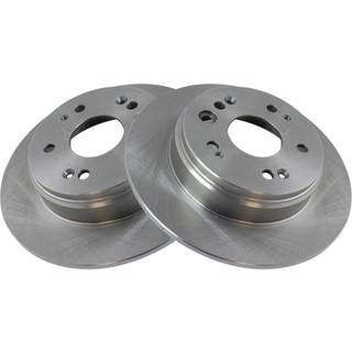 TRQ bageste bremseotorer sæt solid kompatible med 2002-2004 Honda CR-V