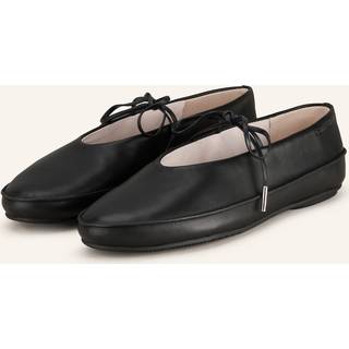 Leather Mary Jane Ballerinas - Black - EU 37
