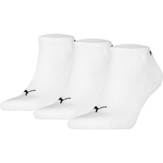 Puma 3-pak Cushioned Ankle Sock - White - Str 43/46
