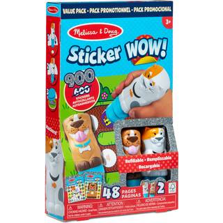Melissa & Doug Sticker WOW! Ativitetsbog & Klistermærkesæt Dyr