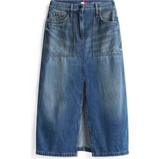 Claire Utility Denim Midi Skirt