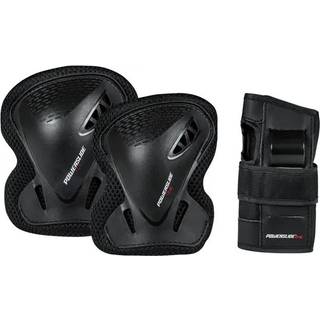 Powerslide One Beskyttelsessæt 3-Pak (Sort)