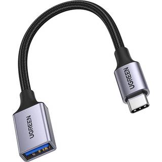 Ugreen OTG adapterkabel USB-C han til USB-A hun, 5Gb/s, 0,15m - Sort