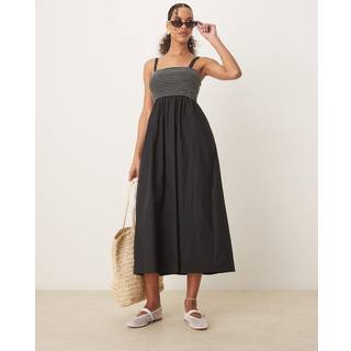 Threadbare rynket overdel 100% bomuld Midaxi KjoleEU 44 (UK 16)