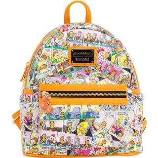 Loungefly Garfield tegneserie-strimmel mini rygsæk - vegansk kunstlæder, broderet og trykt tegneserie-strimmel, justerbare stropper
