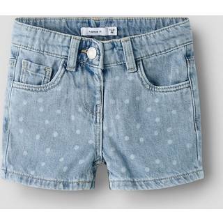 NAME IT Denim Shorts Rose Light Blue Denim Dots