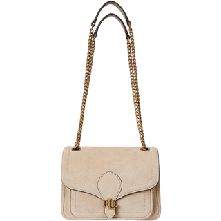 Lauren Ralph Lauren Bradley Small Skuldertaske sand