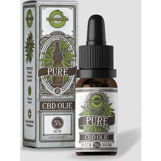 Raw Organics Pure CBD olie 5% / 500mg 10 ml