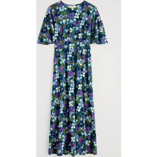 Seasalt Cornwall Seasalt Cornwall Blue Chateaux Half Sleeve Maxi Dress