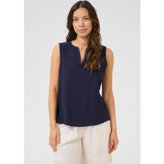 Cream Crlori Lace Top Bluser 10613829 Navy Blazer (34)