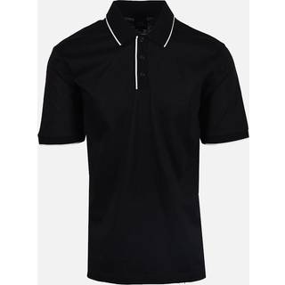 Armani Exchange Tipped Polo T Shirt Black