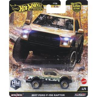 Hot Wheels Premium Car Culture Diecast Vehicle 1/64 2017 Ford F-150 Raptor